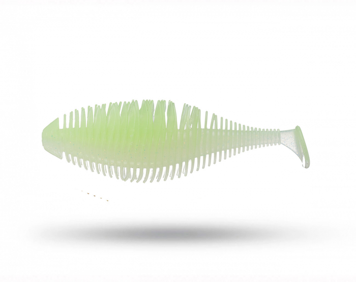 Geecrack Bellows Gill Swimmer 3,2´ - Honey Chartreuse Shad i gruppen Fiskedrag / Kräftor & Creaturebaits hos Örebro Fiske & Outdoor AB (Bellows Gill Swim 350)